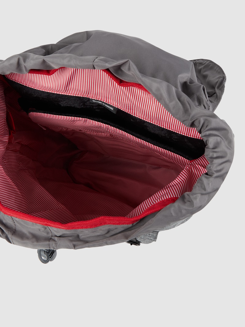 Rucksack mit Laptopfach Modell 'Little America' in mittelgrau meliert