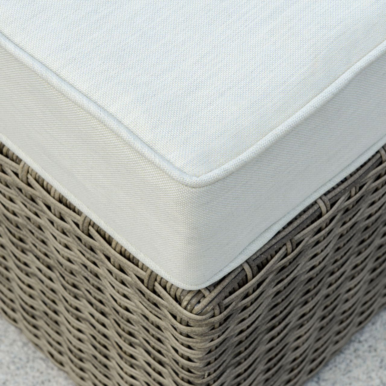 Outsunny 3-tlg. Polyrattan Gartenmöbel Set Gartengarnitur mit Tisch Aluminium