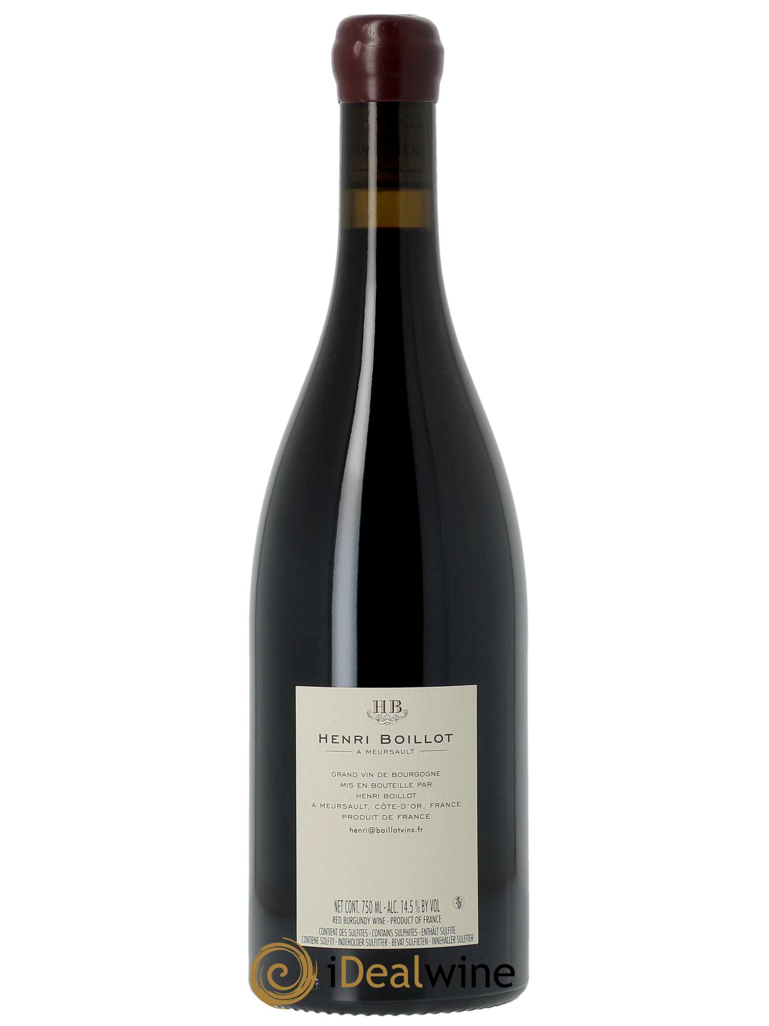 Volnay 1er Cru Les Fremiets Henri Boillot (Domaine)  2020 - Lot de 1 Bouteille