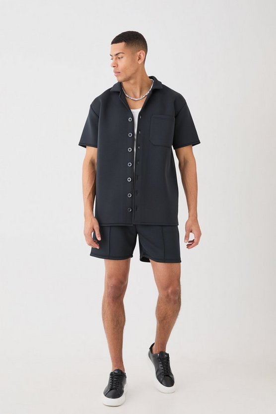 Oversize Scuba Hemd und Shorts