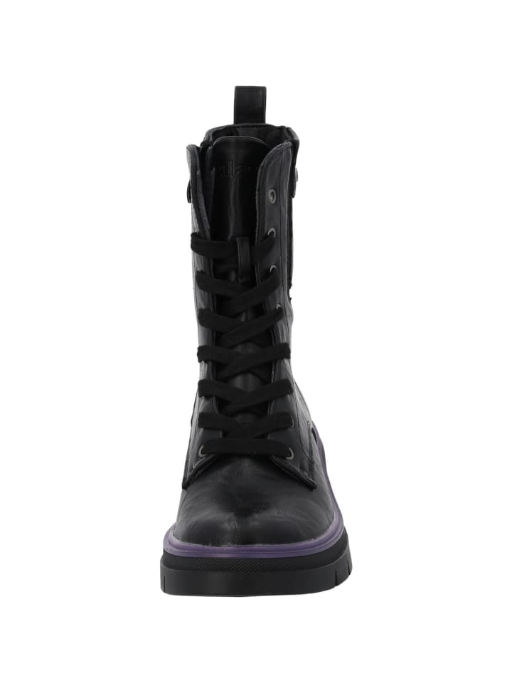 palado Schnürstiefel in black/purple günstig kaufen