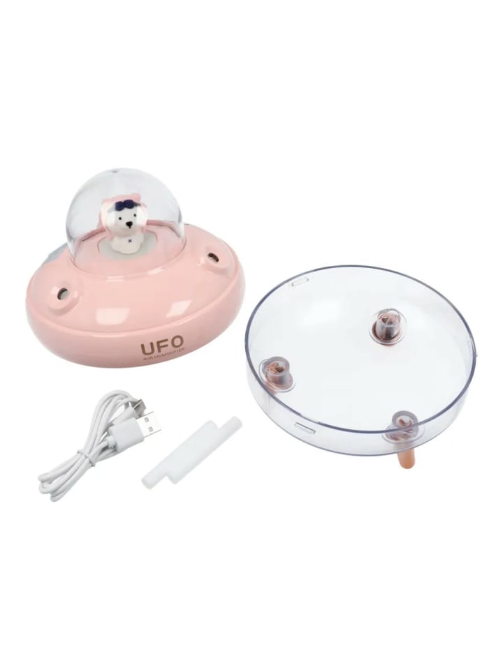 COFI 1453 Aromatherapie-Luftbefeuchter/Diffusor UFO in rosa 400ml in Schwarz günstig kaufen onesize