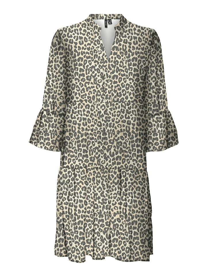 Vero Moda Kleid in Beige/ Braun günstig kaufen