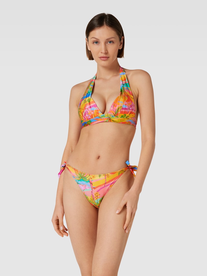 Bikini-Oberteil mit Allover-Print Modell 'MAHO' in pink