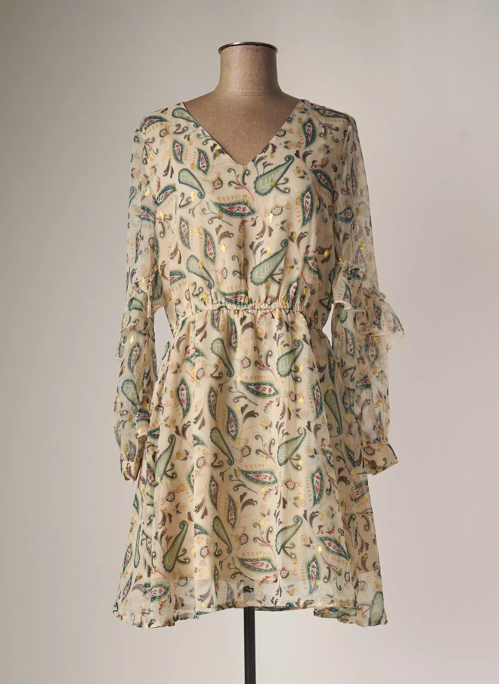 Les Tropeziennes Par M Belarbi Robes Mi Longues Femme couleur beige