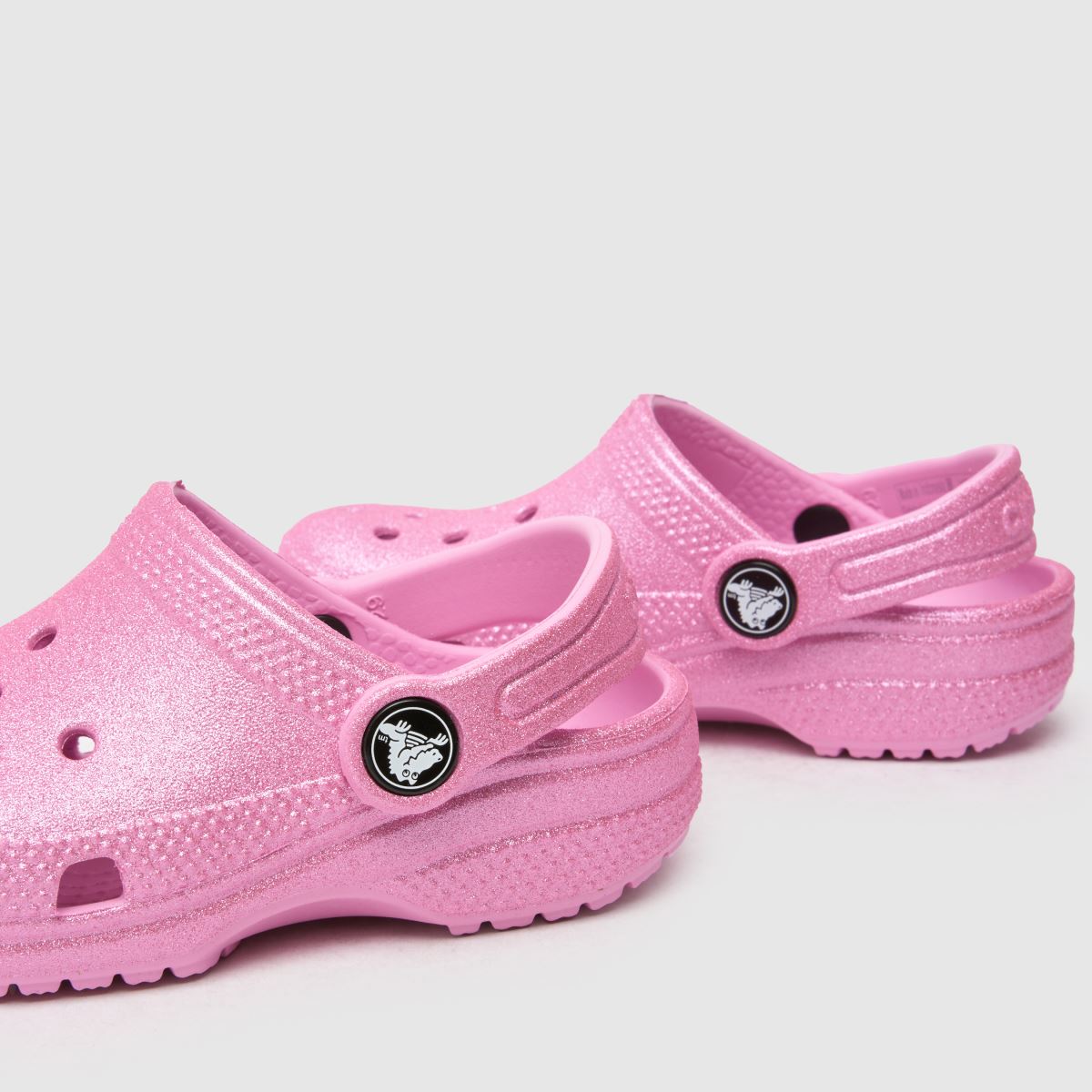 Crocs rózsaszín klasszikus csillámos klumpa lány kisgyermek szandál