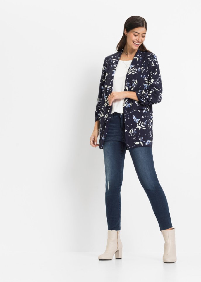 Bedruckter Longblazer