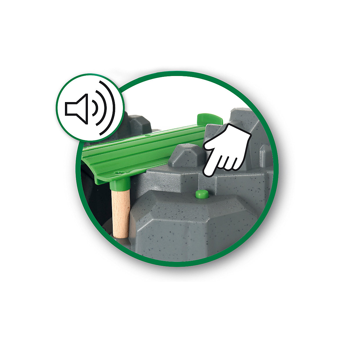Große Goldmine mit Sound-Tunnel