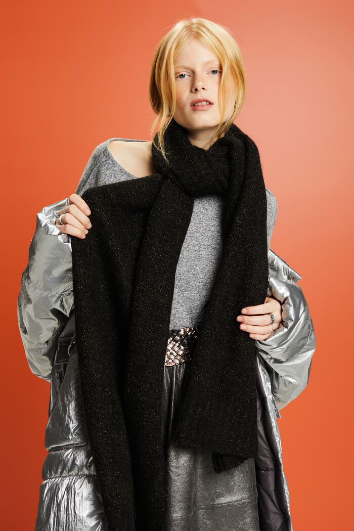 Schal aus Mohair-Woll-Mix