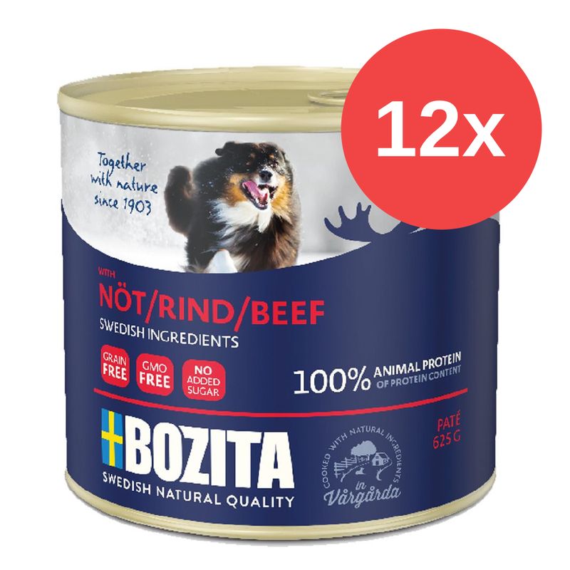 Sparpaket Bozita Paté Dose 12 x 625 g