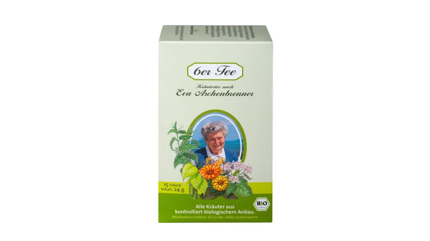 Herbaria 6er Tee Eva Aschenbrenner bio 15 Filterbeutel 24 g