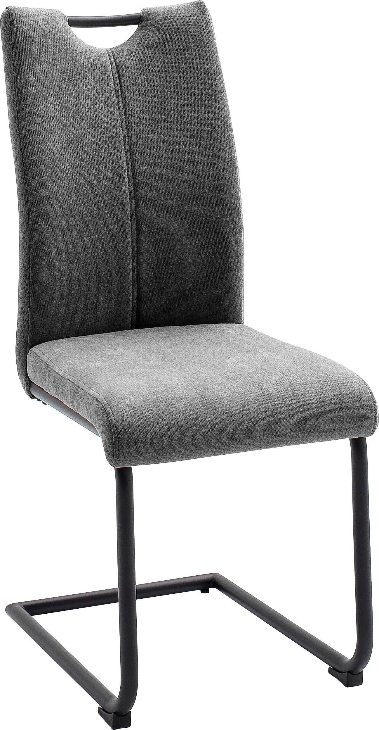 MCA furniture Freischwinger Adana (4 St), 4er-Set mit Stoffbezug, belastbar bis 120 kg
