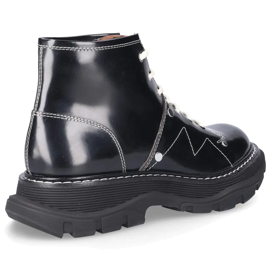 Alexander McQueen - Stiefeletten Kalbsleder - schwarz