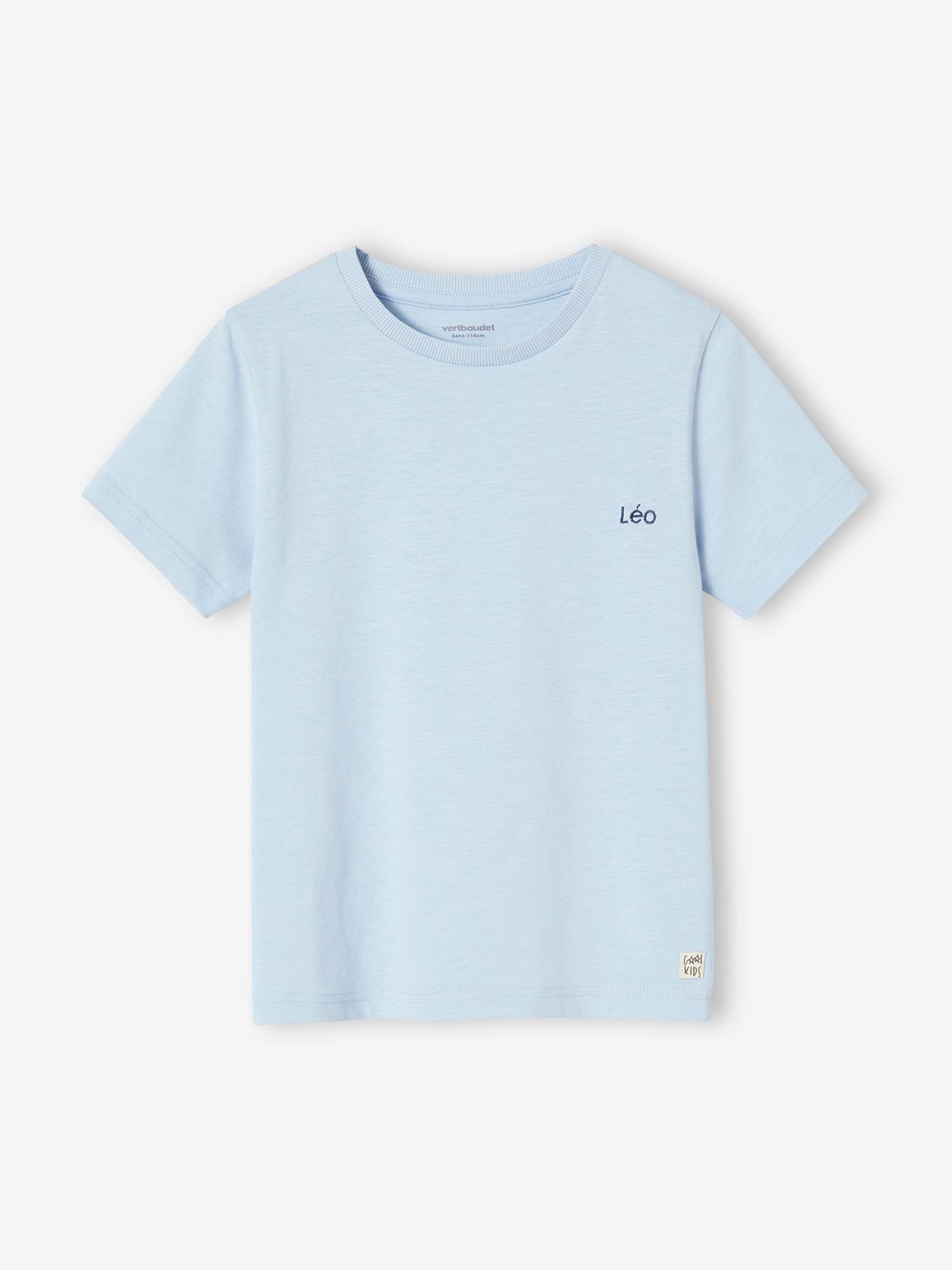 T-shirt Basics personnalisable garçon manches courtes bordeaux