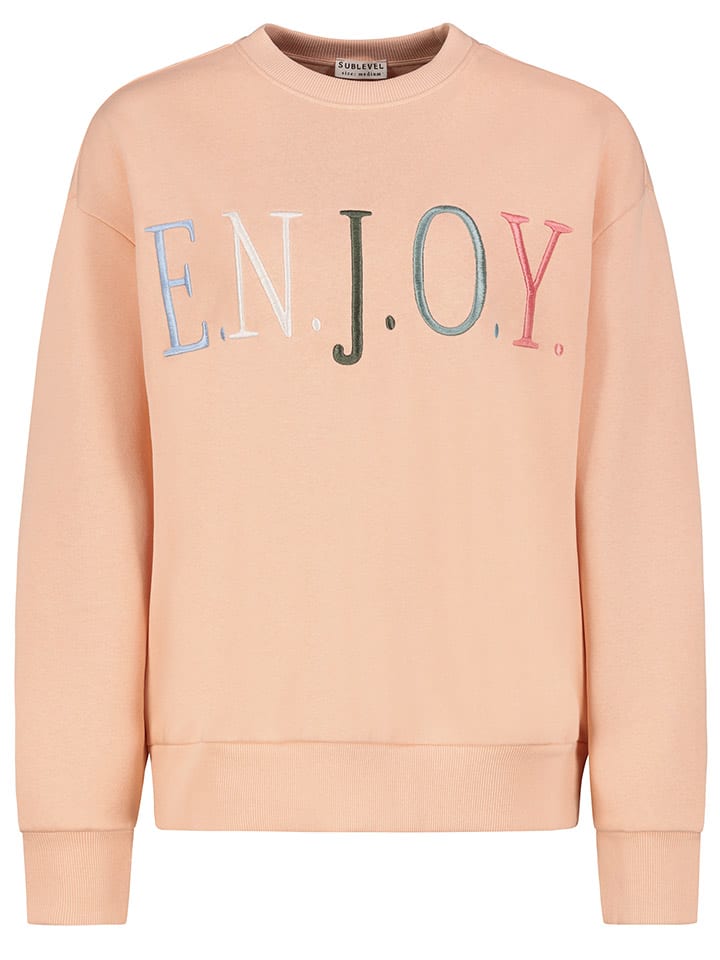 Sublevel Sweatshirt in Apricot günstig kaufen