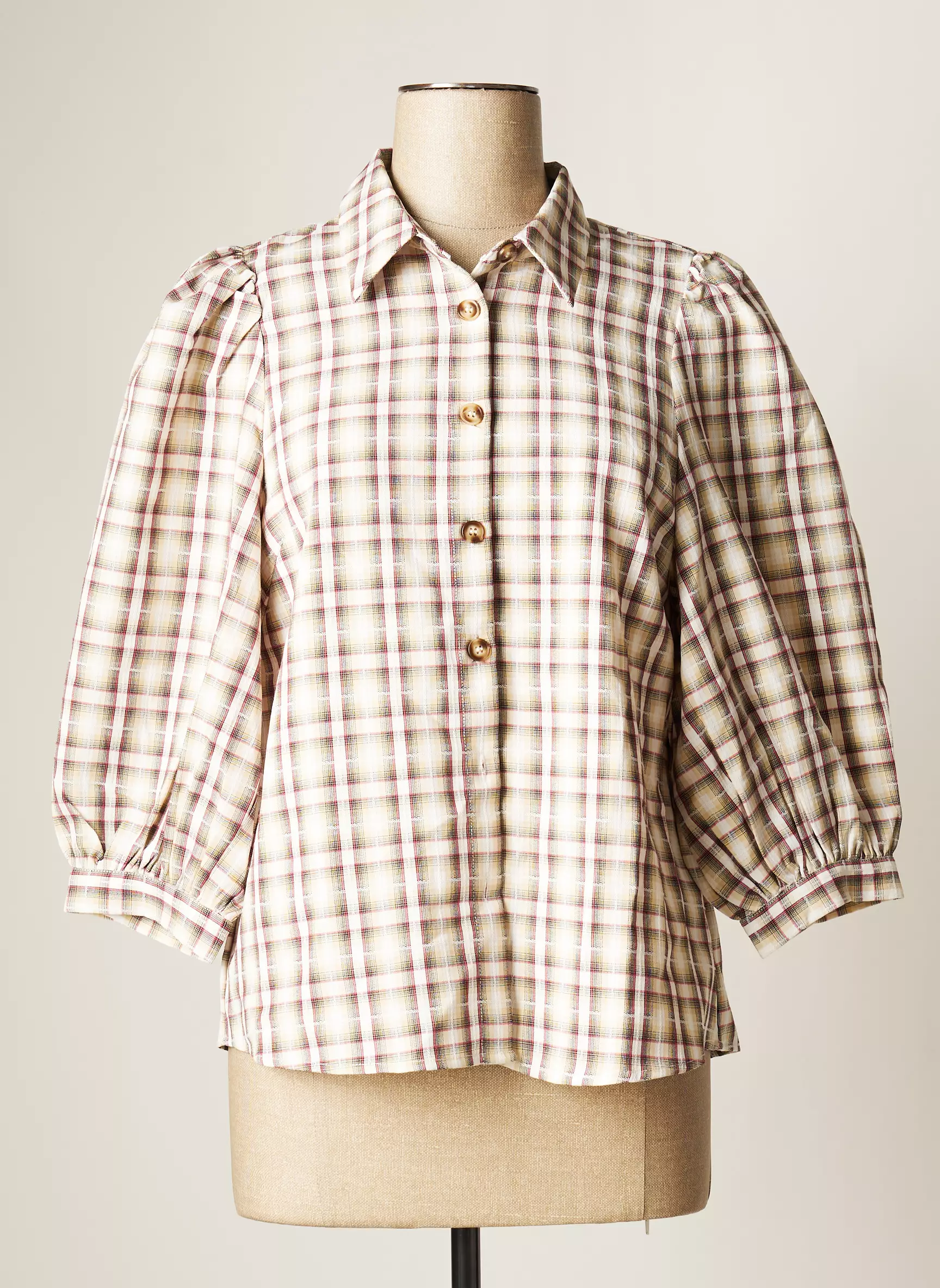 Kaffe Chemisiers Femme couleur beige
