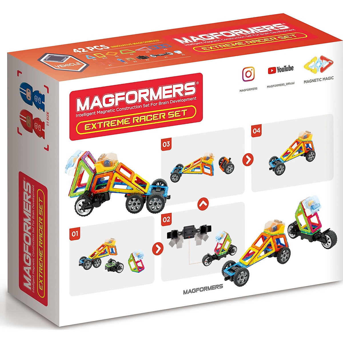 Magformers Extreme Racer Set