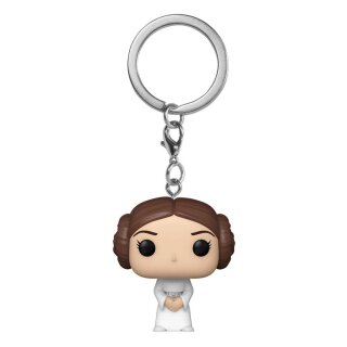 Star Wars Pocket POP! Vinyl Schlüsselanhänger 4 cm Leia