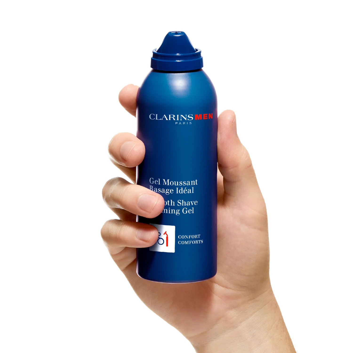 ClarinsMen Gel Moussant Rasage Idéal - Schiuma per Rasatura