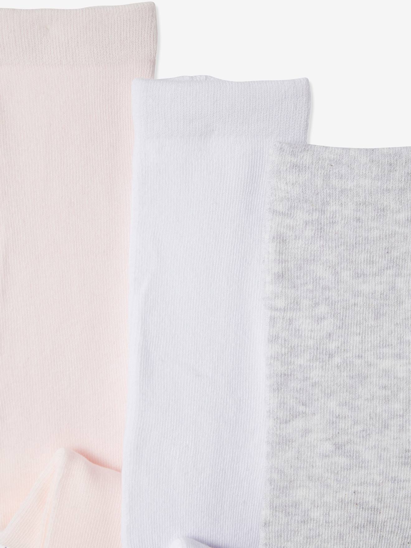 Lot de 3 collants bébé maille BASICS noisette