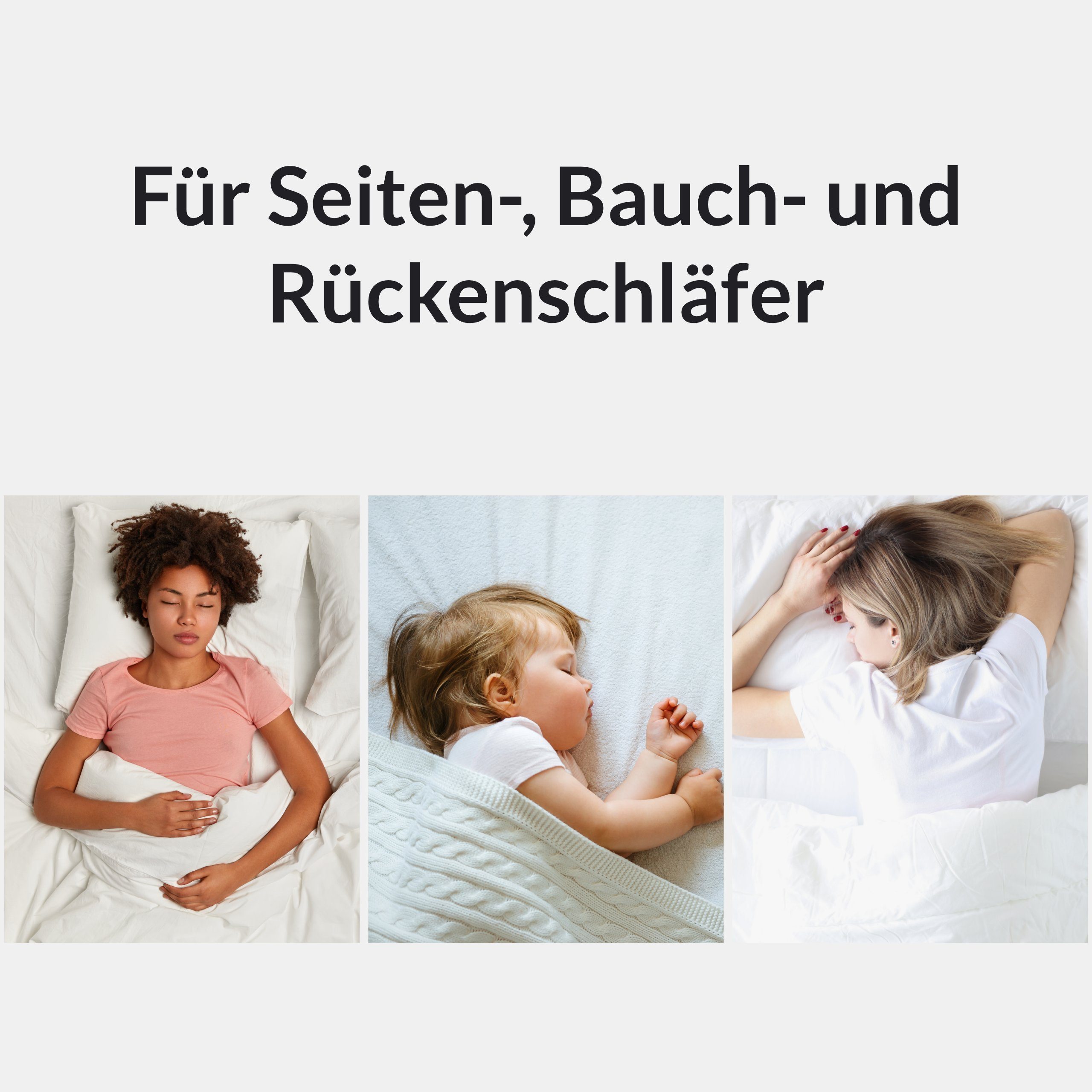 Nackenstützkissen Comodita Sense Air Kissen 40x70 cm, Comodita, Füllung: Memory-Foam-Nackenkissen mit doppelseitiger Nutzung, Seitenschläfer, Rückenschläfer, Bauchschläfer, weißer Bezug, ergonomisches HWS-Kopfkissen