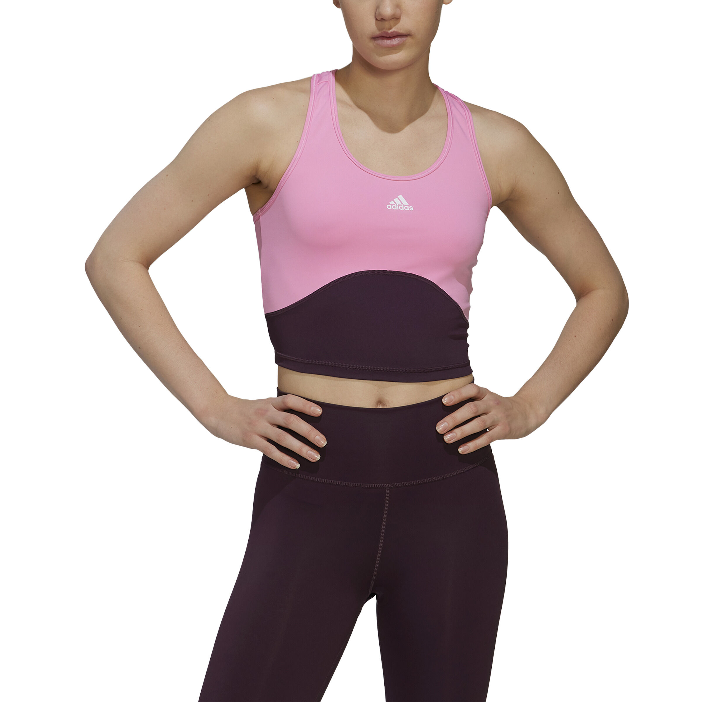 High Intensity Cropped Tank-Top Damen - Pink