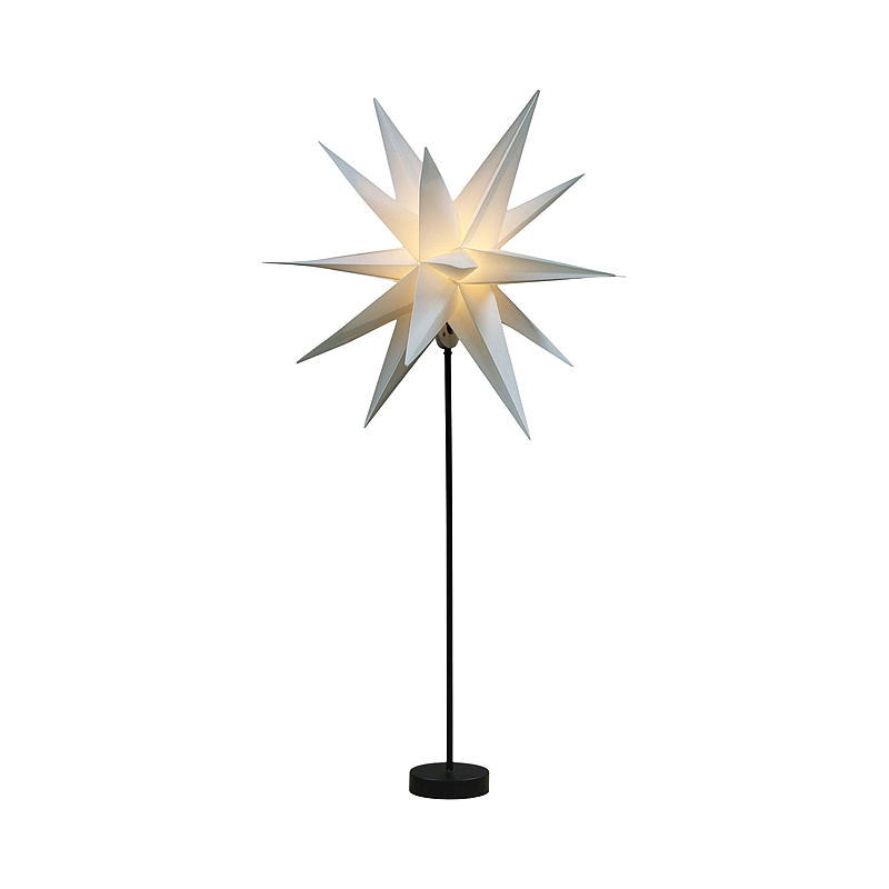 Light IT Julestjerne Blåis 46 cm, på fot