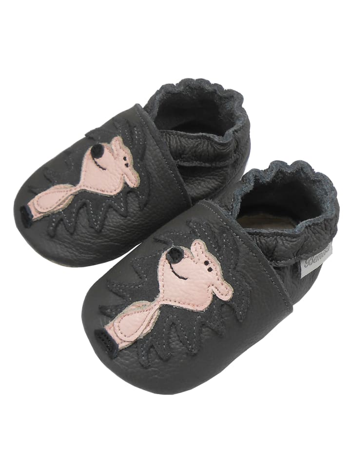 Yalion Baby Krabbelschuhe in Löwe Grau günstig kaufen