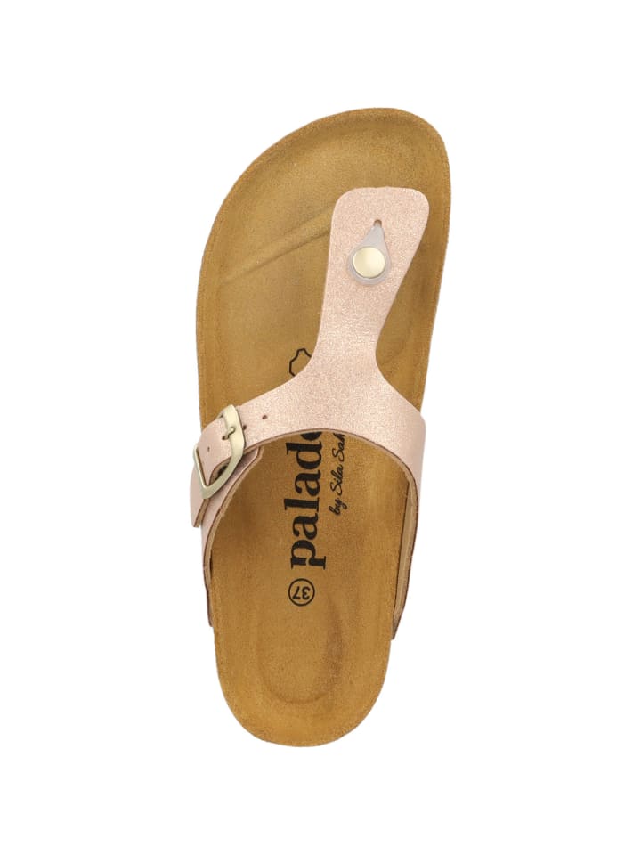 palado Pantoletten in rosa glitzer günstig kaufen