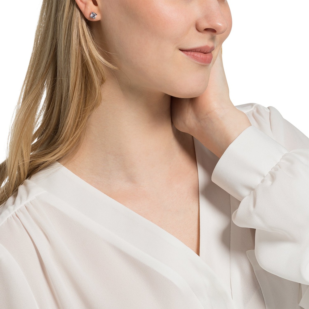 Jette Boucles d'oreilles à fermoir à poussette 925 Argent Boucles d'oreilles
