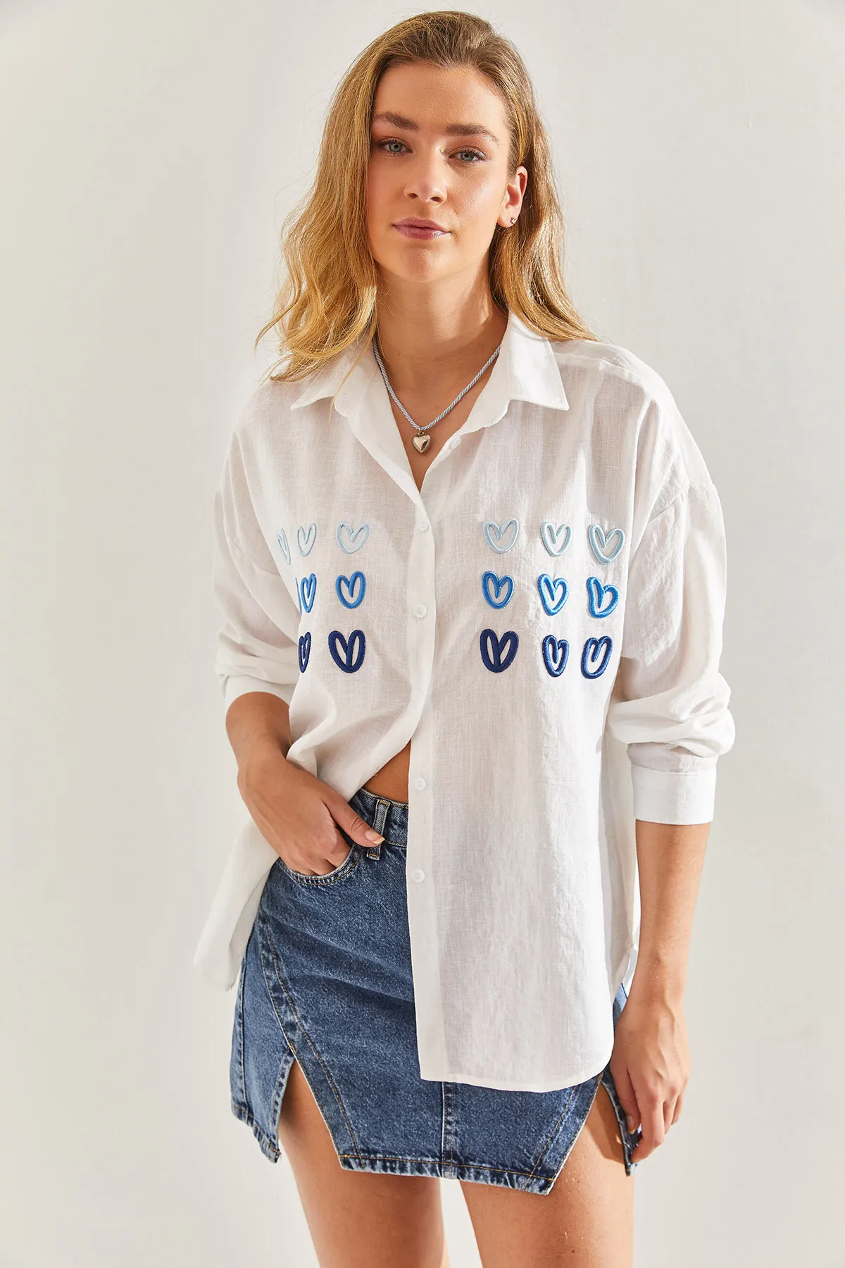 Bianco Lucci  Hemd - Weiß - Regular Fit