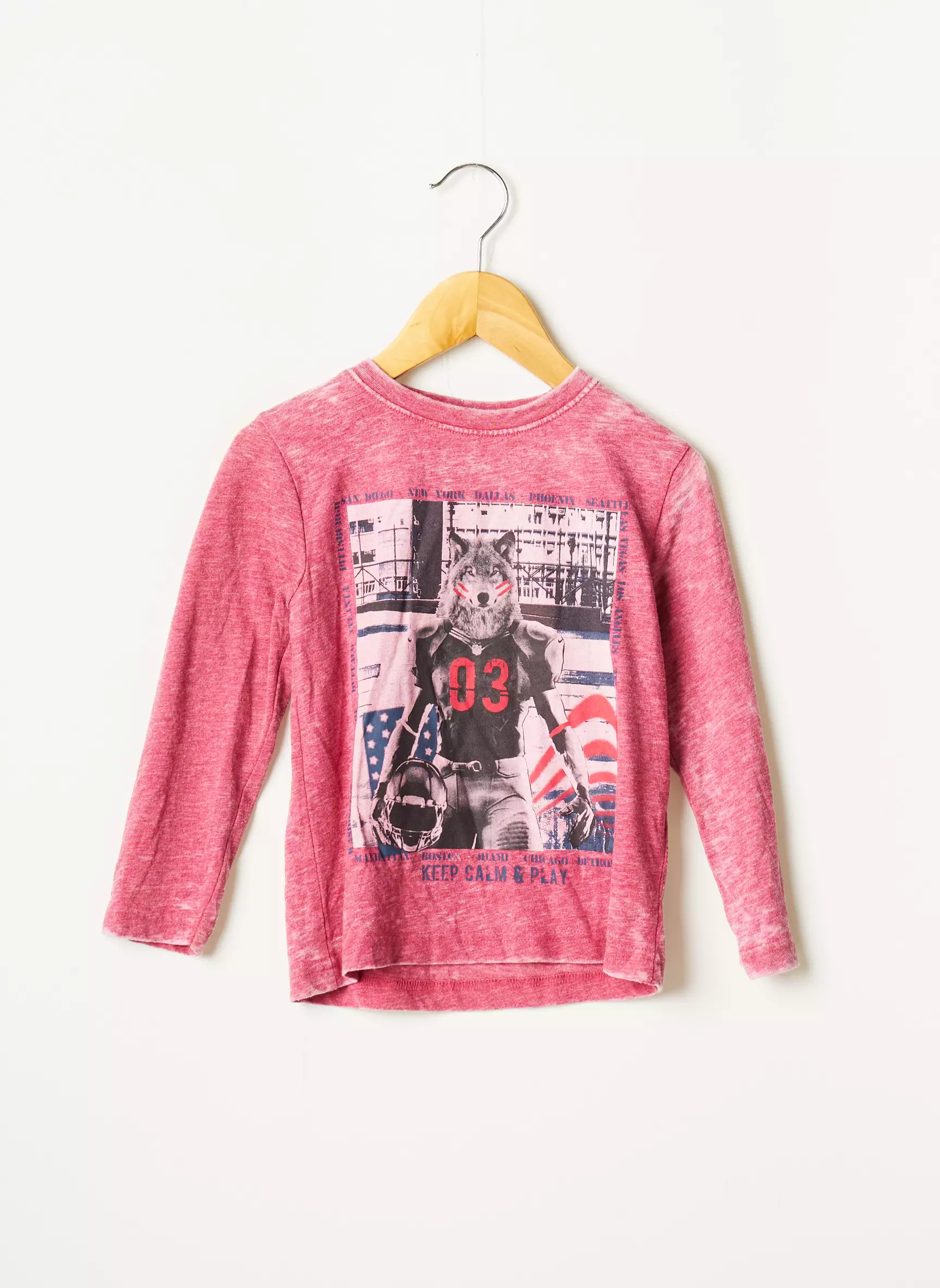 3 Pommes Tshirts Garcon couleur rouge