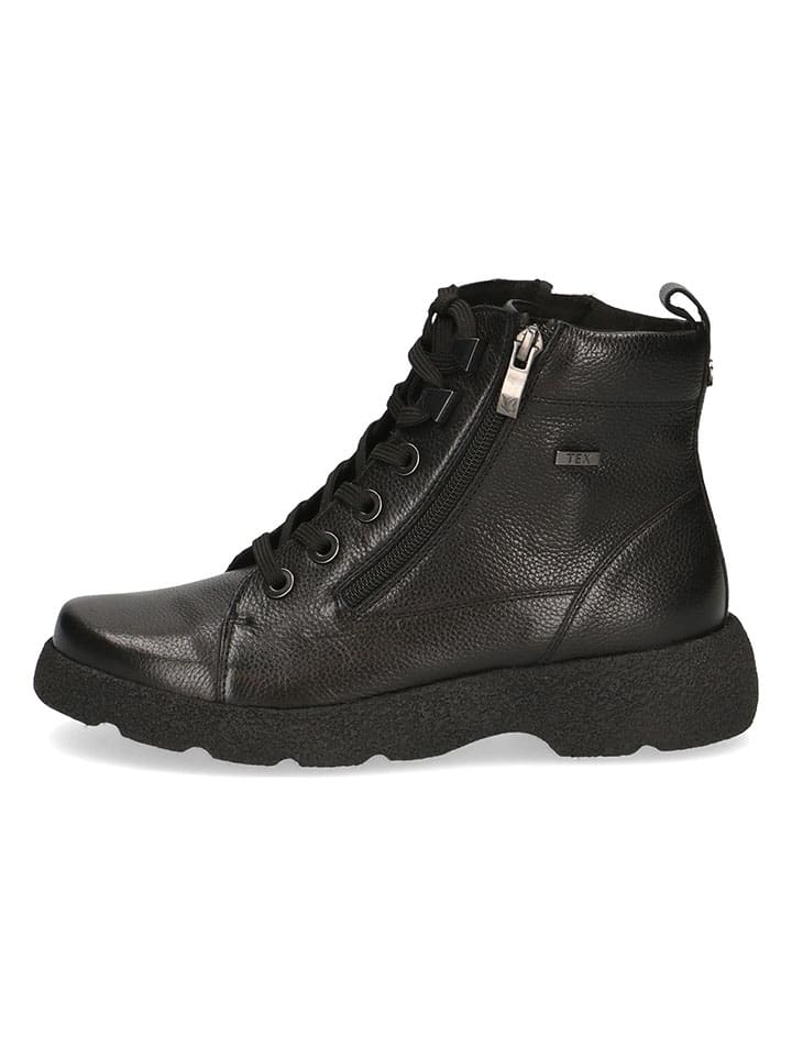 Caprice Leder-Boots in Schwarz günstig kaufen