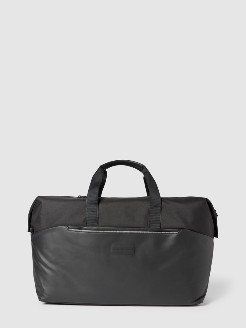 Weekender mit Label-Details Modell 'Urban Eco Weekender' in schwarz