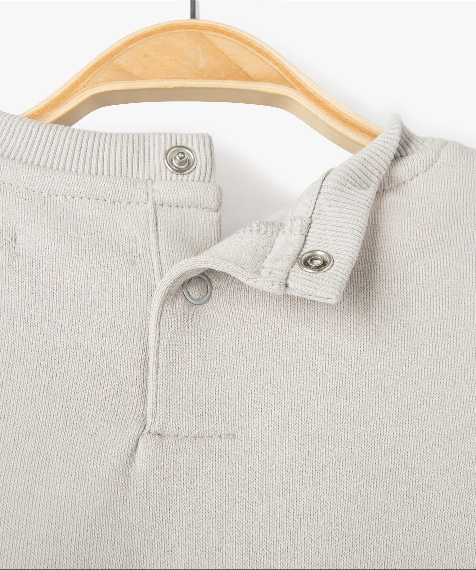 Sweat bébé Garçon molletonné à motifs gris | GEMO