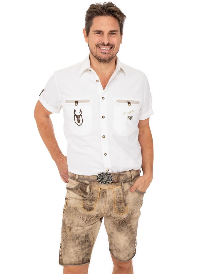 MADDOX Lederhose RONN in hellbraun günstig kaufen