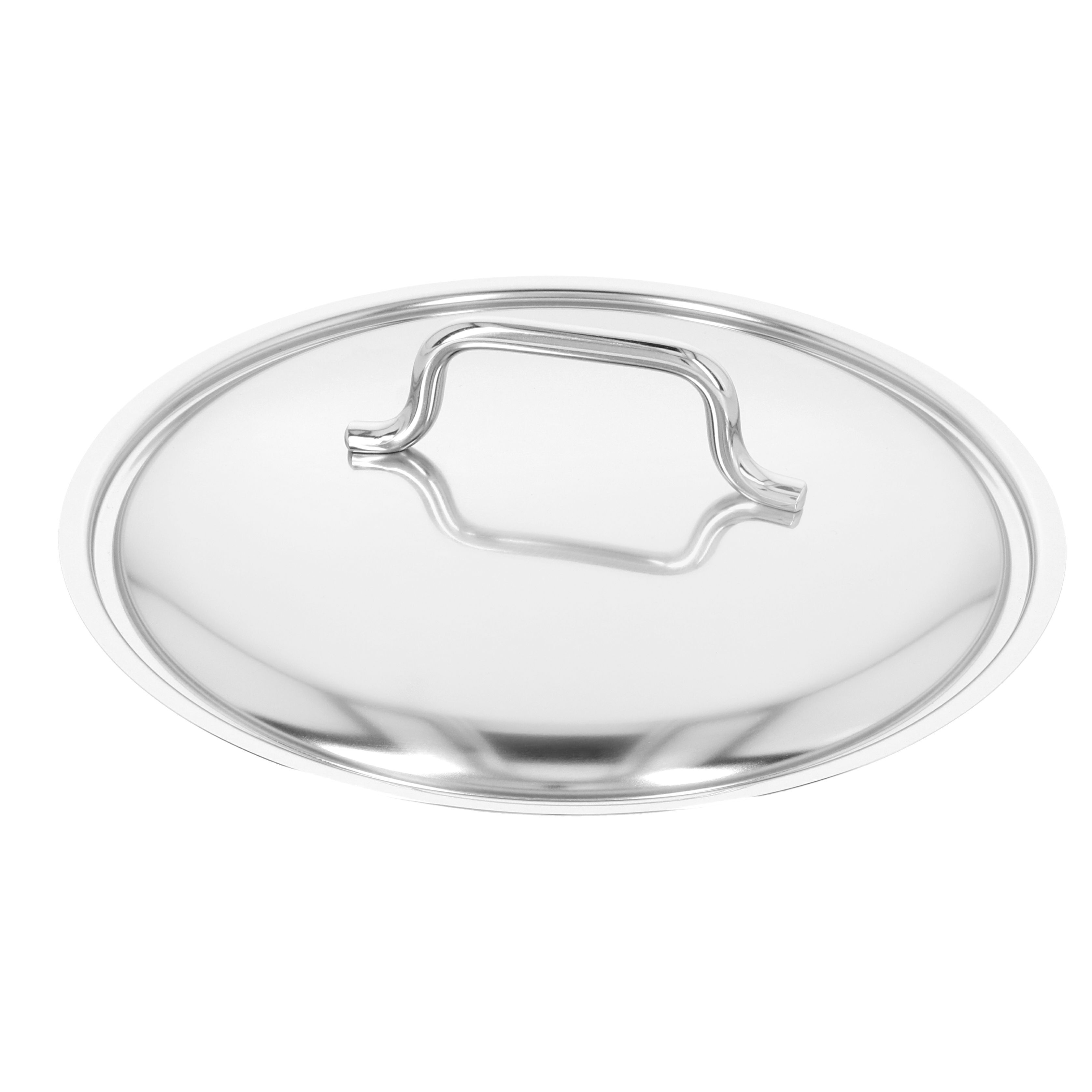Bratentopf mit Deckel 22 cm, 18/10 Edelstahl
