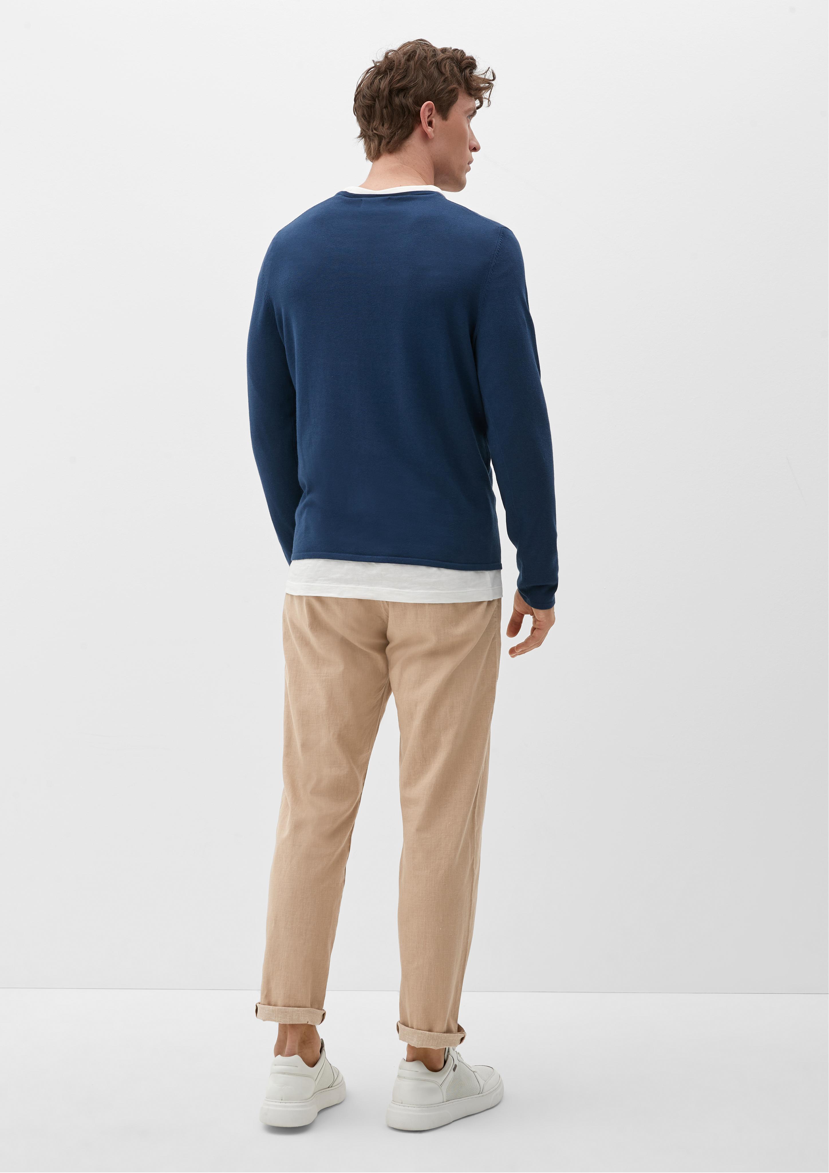 Relaxed: Hose aus Leinenmix  2128967-8411