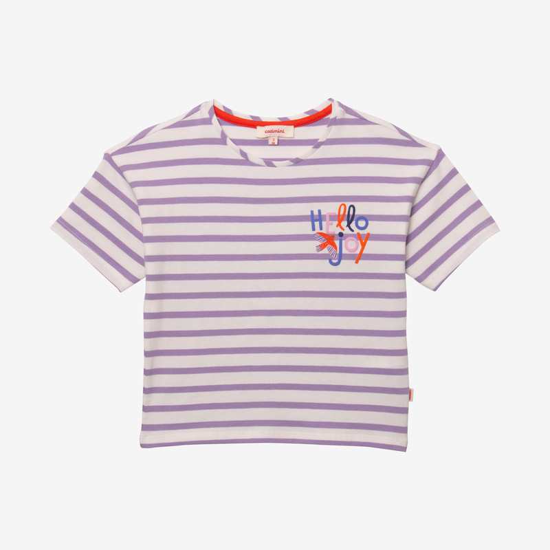 T-shirt fille rayures beige Catimini