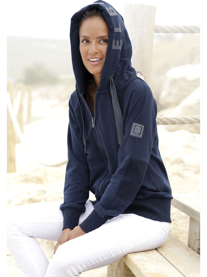 ELBSAND Sweatjacke in marine günstig kaufen