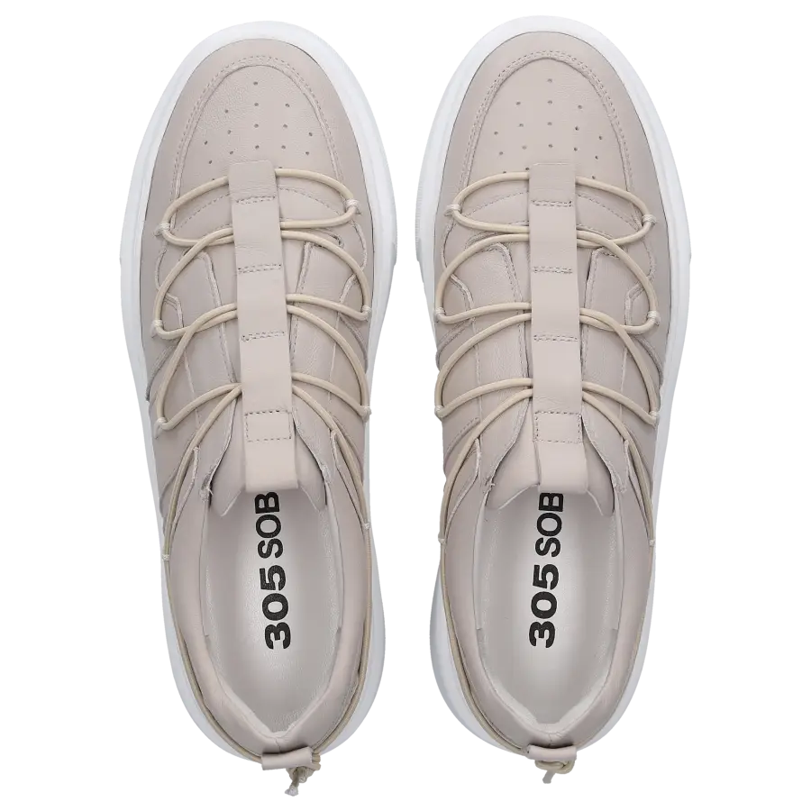 305 SOBE - Sneaker low DONUT Nappaleder - grau