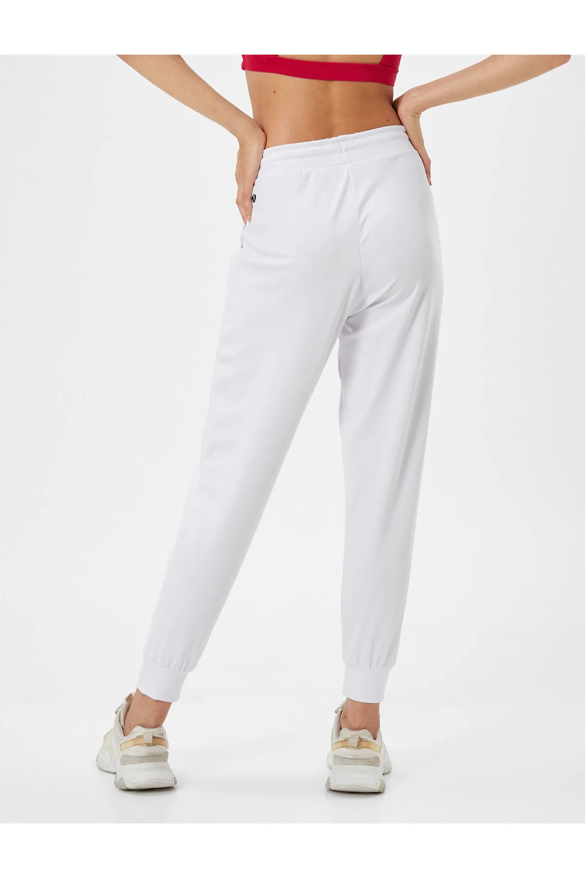 Koton  Jogger-Jogginghose mit Taschendetail und Spitzenbund