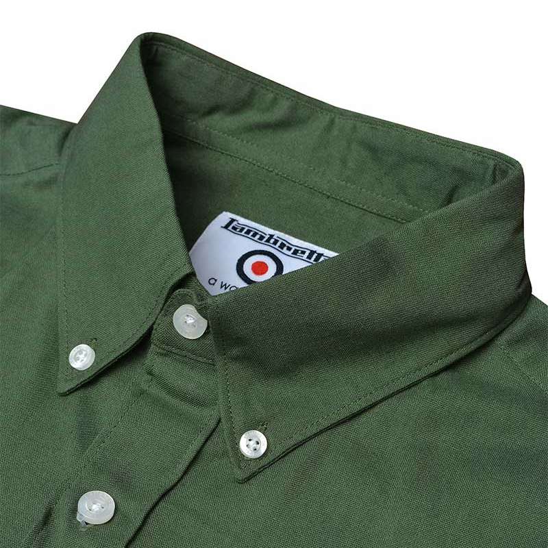 Lambretta Oxford Herren Langarm Hemd RWIS1386