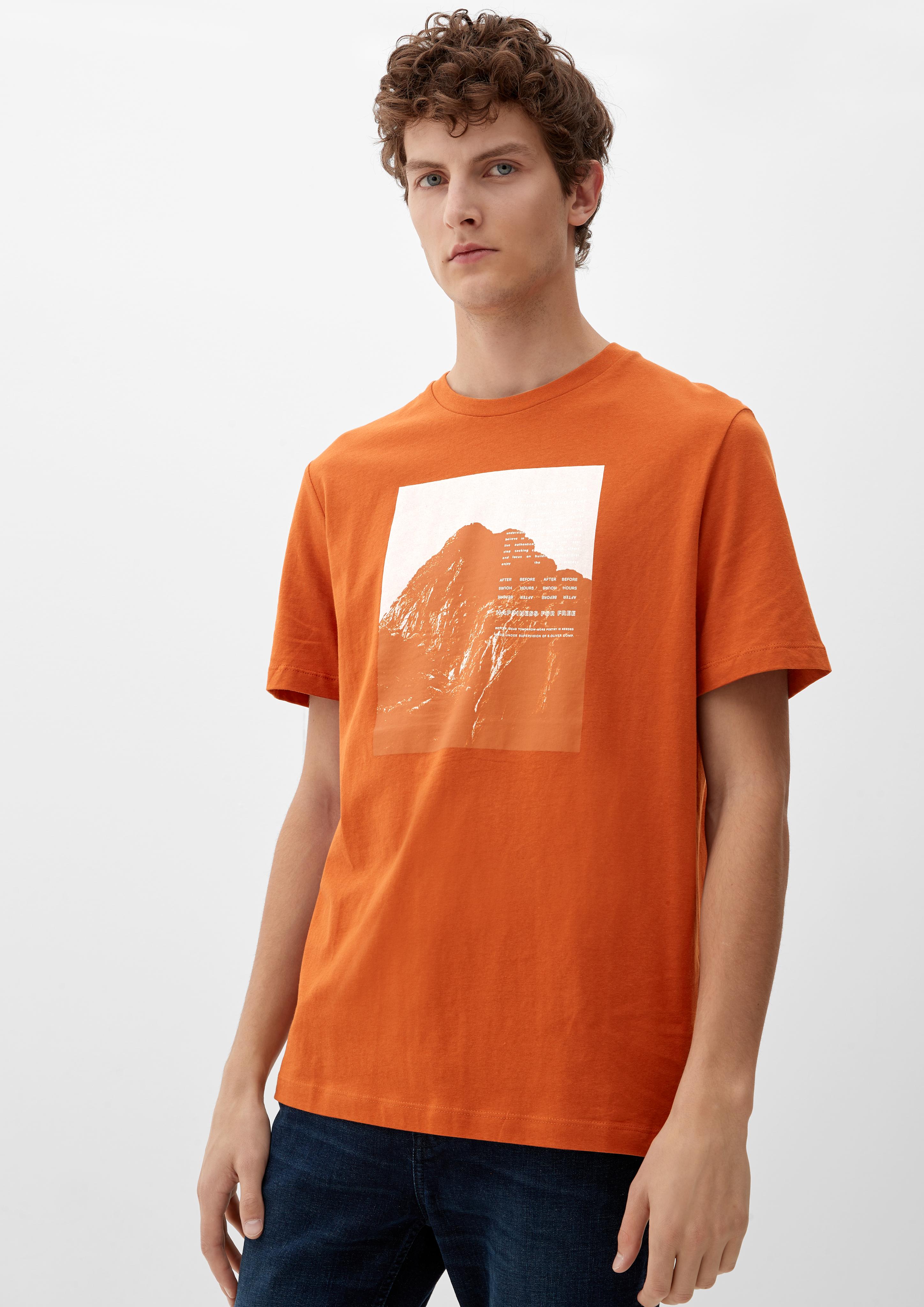 T-Shirt aus Baumwoll-Viskose-Mix  2119129-28D1