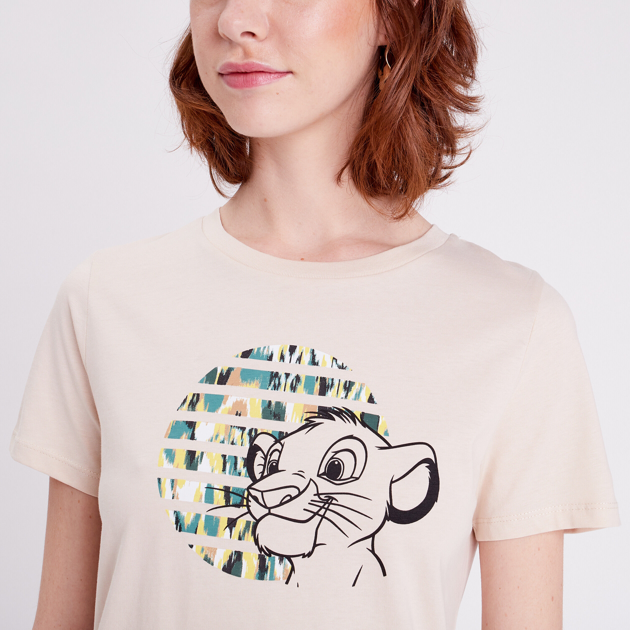 T-shirt Le Roi lion sable femme | Cache Cache