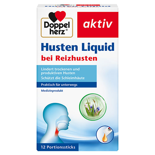 DOPPELHERZ Husten Liquid Sticks  12 St  Sirup