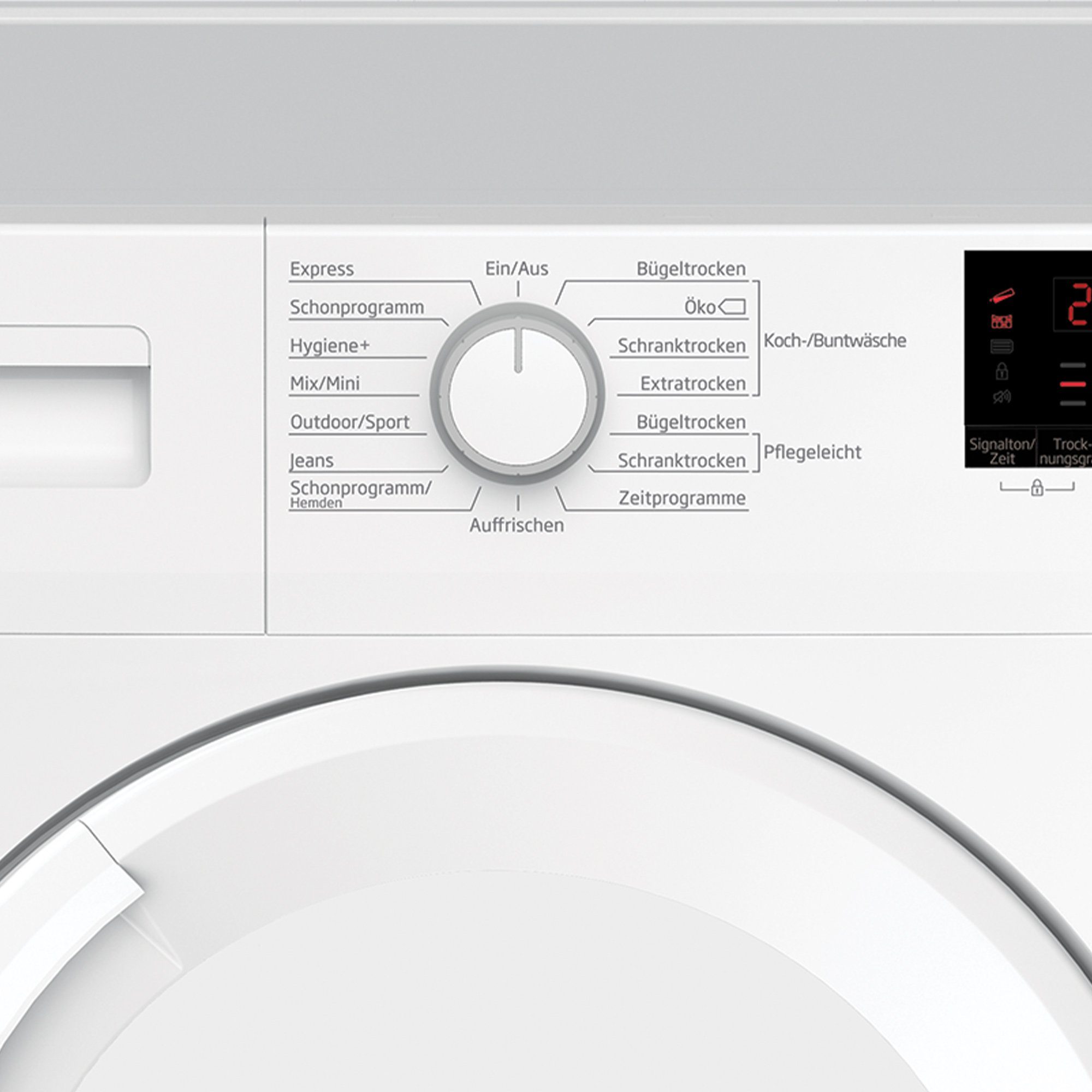 BEKO Kondenstrockner DCU7330N1, 7 kg, Trommelinnenbeleuchtung, Allergikergeeignet