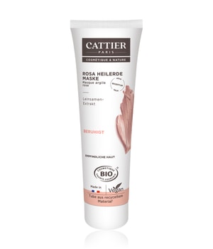 Cattier Gesichtspflege Rosa Heilerde - Aloe Vera Gesichtsmaske-100 ml