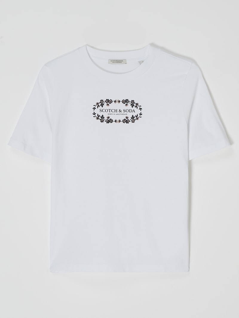 T-Shirt aus Bio-Baumwolle in weiß