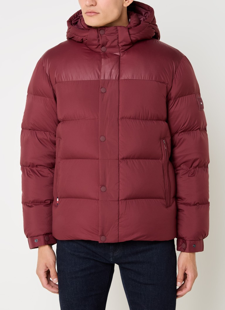 Tommy Hilfiger puhasta jakna s punjenjem od perja i odvojivom kapuljačom